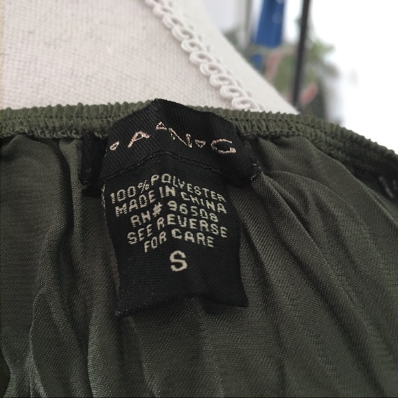 Y2K Fang Green Sleeveless Tunic Top Size Small - Picture 6 of 7